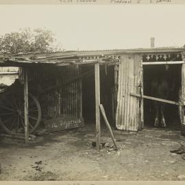 Print - Frank Coleman fuel merchant yard and stables, Fitzgerald Street Camperdown, 1922