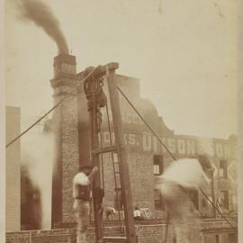 Print - Dixson and Sons Chimney Park Street Sydney, circa 1901-1906