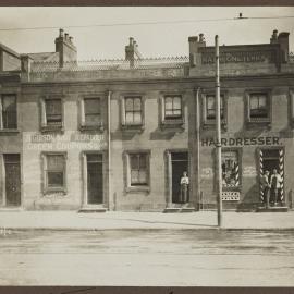 Print - Businesses in Rathbone Terrace building, Flinders Street Surry Hills, 1916