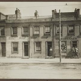 Print - Businesses in Rathbone Terrace, Flinders Street Surry Hills, 1916
