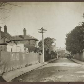 Print - Streetscape, corner of Hutchinson and Albion Streets Surry Hills, 1916
