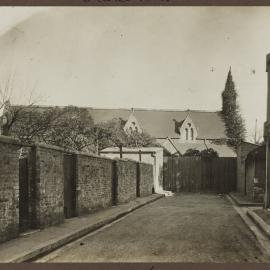 Print - St Michaels Church of England from Clare Street Surry Hills, 1916