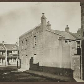 Print - Houses from corner of Hill and Flinders Streets Surry Hills, 1916