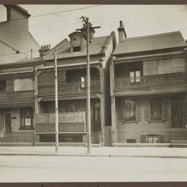 Print - Terrace houses on Flinders Street Surry Hills, 1916