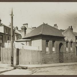 Print - Buildings on the corner of Albion and Hutchinson Streets Surry Hills, 1916