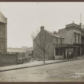 Print - Streetscape with buildings along Albion Street Surry Hills, 1920