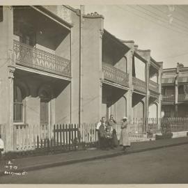 Print - Terrace houses on Buckland Street Chippendale, 1917