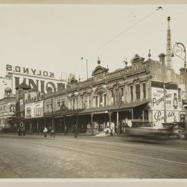 Print - Commercial buildings along George Street West Chippendale, 1933