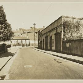 Print - Buildings along Roslyn Street Rushcutters Bay, 1933