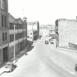 Print - Realignment of Harbour Street, Sydney, 1937