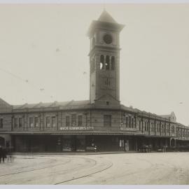 Print - Fruit Market and Cold Storage Works, Haymarket, 1911