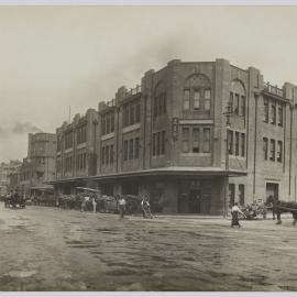 Print - Streetscape with Chinese businesses, Hay and Sussex Streets Haymarket, circa 1919