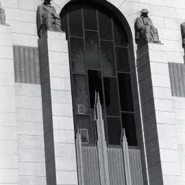 Window of Anzac Memorial, Hyde Park South, Liverpool Street Sydney, 1992