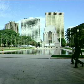 Hyde Park South, Pool of Reflection, Elizabeth Street Sydney, circa 1992