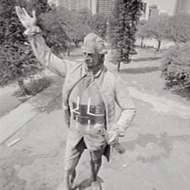 Conservation management, Captain Cook statue Hyde Park, Park and College Streets Sydney, circa 1992