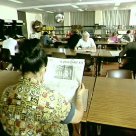 Readers in the Sydney City Library, Pitt Street Sydney, 1991