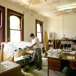 Restoration of Haymarket Chambers, Library staff room, George Street Sydney, circa 1992