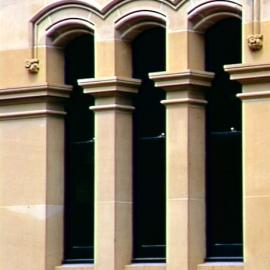 Restoration of Haymarket Chambers, exterior view, George Street Sydney, circa 1992