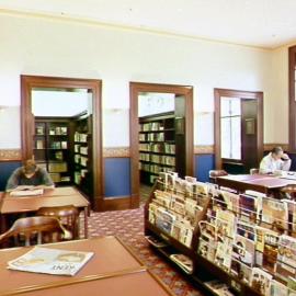 Restoration of Haymarket Chambers, reading area, George Street Sydney, circa 1992