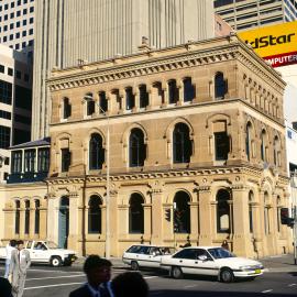 Restoration of Haymarket Chambers, exterior view, library, George Street Sydney, circa 1992