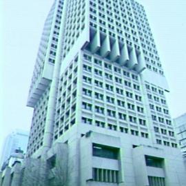 Town Hall House, perspectives, Kent Street Sydney, 1991