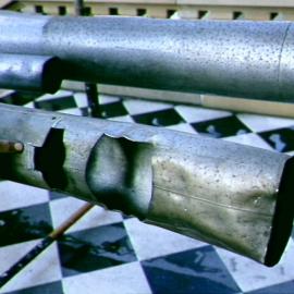 Pipes from Sydney Town Hall Grand Organ, George Street Sydney, 1991