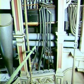 Sydney Town Hall Grand Organ during its restoration, George Street Sydney, 1991