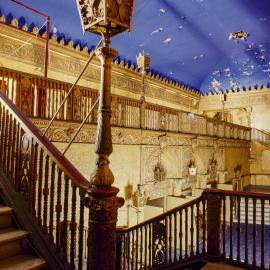 Capitol Theatre before restoration, lobby, Hay Street Haymarket Sydney, circa 1992