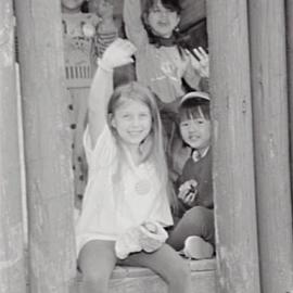 Children playing at the King George V Recreation Centre, Cumberland Street The Rocks, 1993