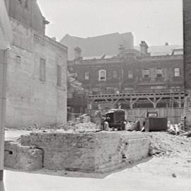 Chifley Square creation  Phillip Street Sydney, 1958.