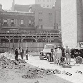 Chifley Square creation  Phillip Street Sydney, 1958.