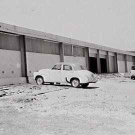 Prince Alfred Park Pool and Skating Rink construction, Chalmers Street Surry Hills, 1958