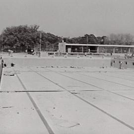 Prince Alfred Park Pool and Skating Rink construction, Chalmers Street Surry Hills, 1958