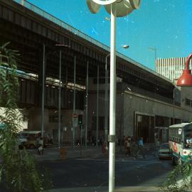 Seiko clock at Herald Square Alfred Street Sydney, 1982