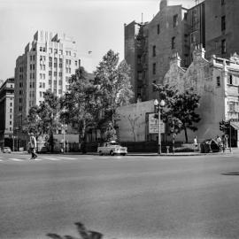 Street view of Martin Place and Macquarie Street Sydney, 1960
