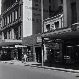 Street view of Castlereagh Street Sydney, 1960