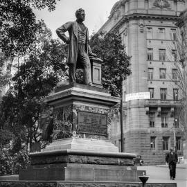 Statue of Thomas Sutcliffe Mort, Macquarie Place Park Sydney, 1954