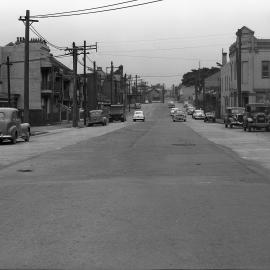 Road repairs, Wilson Street Newtown, 1954