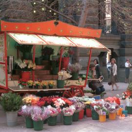 City of Sydney Flower Barrow Number 2, Martin Place Sydney, 1983