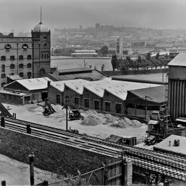 Council Depot buildings, Wattle Street Ultimo, 1957