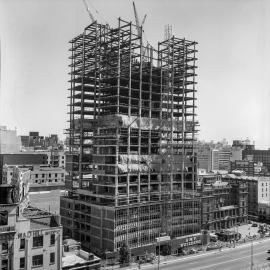 AMP Building under construction, Alfred Street Circular Quay, 1961