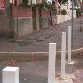 Permeant road closure, Tudor Street Surry Hills, 1984