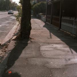 Poor condition of the pavement, Mitchell Road Alexandria, 1984