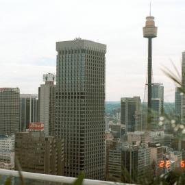 Aerial view over Sydney, 1984