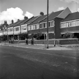 Terrace houses, Moore Park Road Paddington, 1961