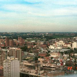 South westerly aerial view over Sydney, 1984