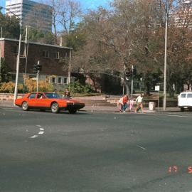 Pedestrians, Elizabeth and Park Street Sydney, 1984