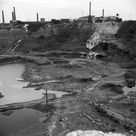 Bedford Refuse Pit, corner King Street and Mitchell Road St Peters, 1962