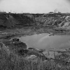 Bedford Refuse Pit, corner King Street and Mitchell Road St Peters, 1962