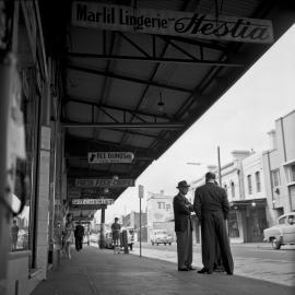 Accident site, King Street Newtown, 1962